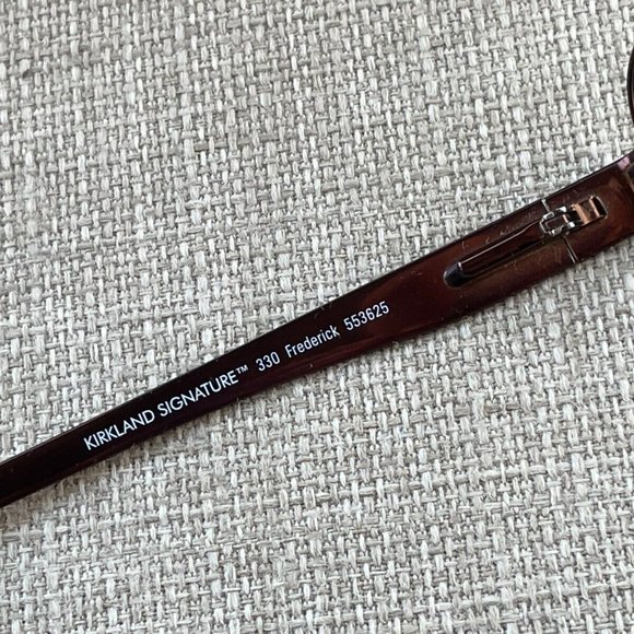 Kirkland Signature Men Eyeglasses Frame FREDERICK Dark Brown Glasses Made Italy - Picture 8 of 12